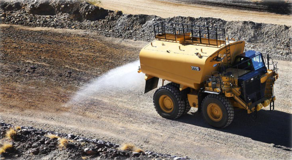 Supresor de Polvos en operación minera